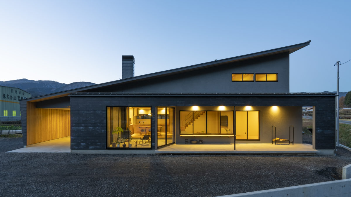 白鳥の家　外観　新築工事　岐阜県郡上市白鳥町